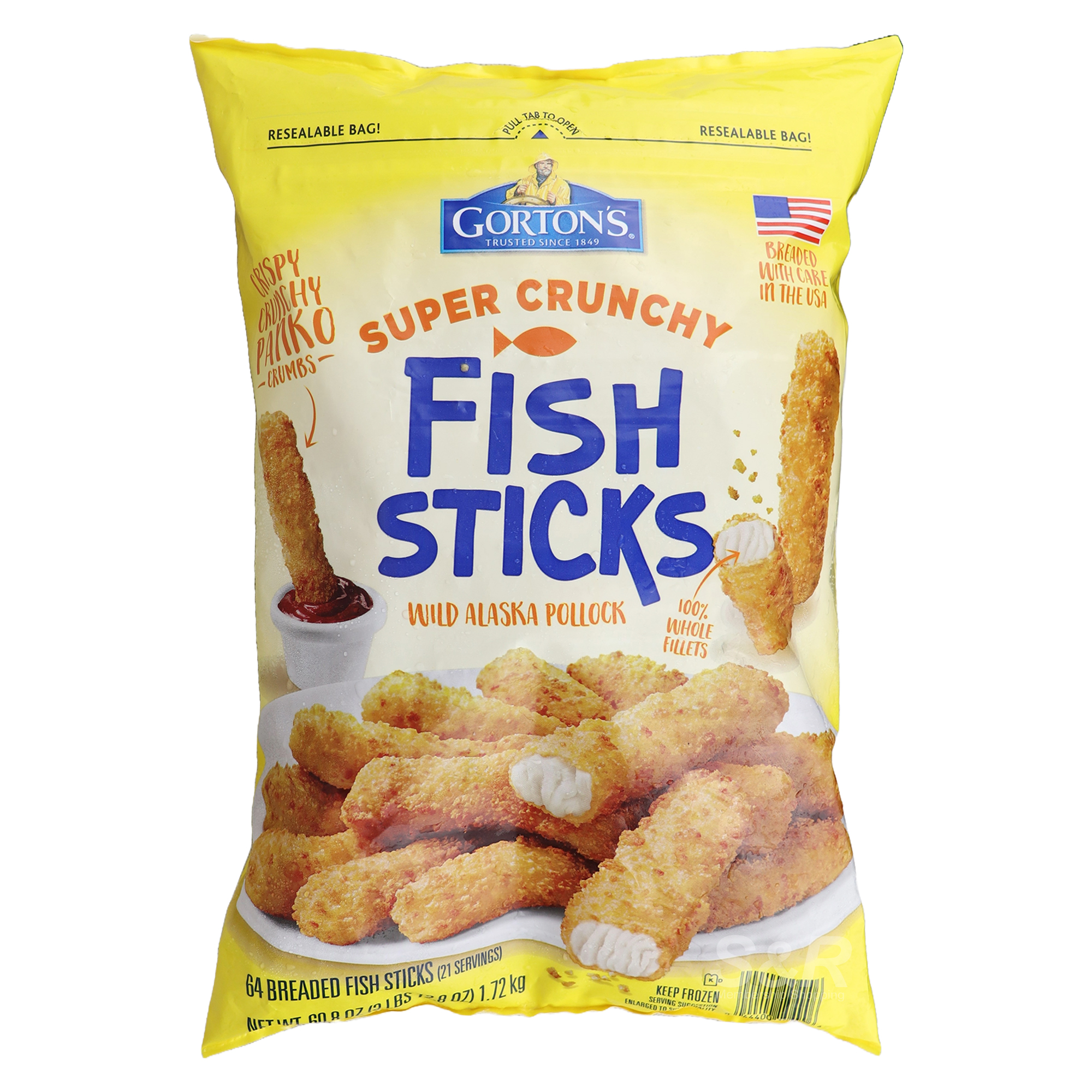 Gorton's Fish Sticks 1.72kg Gorton's Fish Sticks 1.72kg